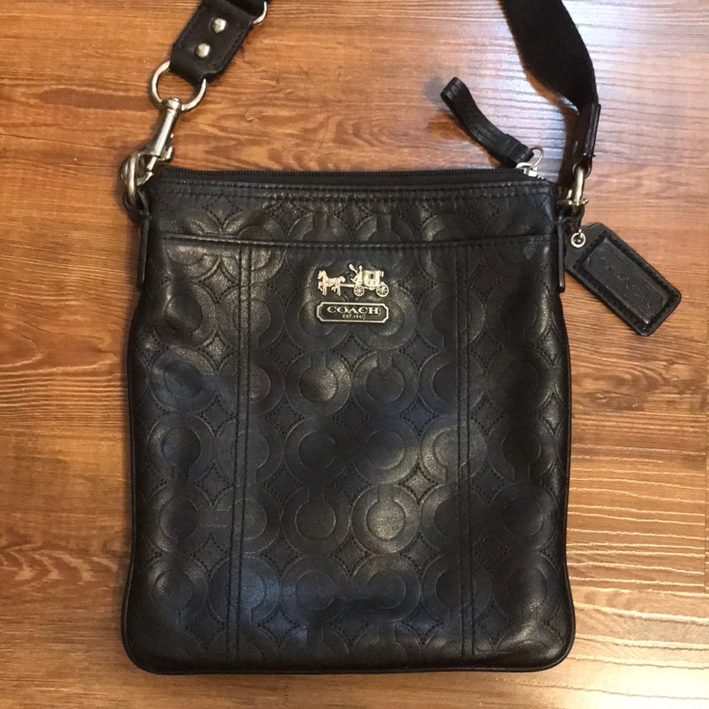 Black coach purse
